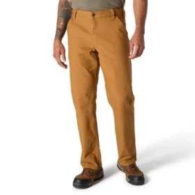 Calças de lona Rugged Flex® de corte reto e descontraído - Calças de trabalho