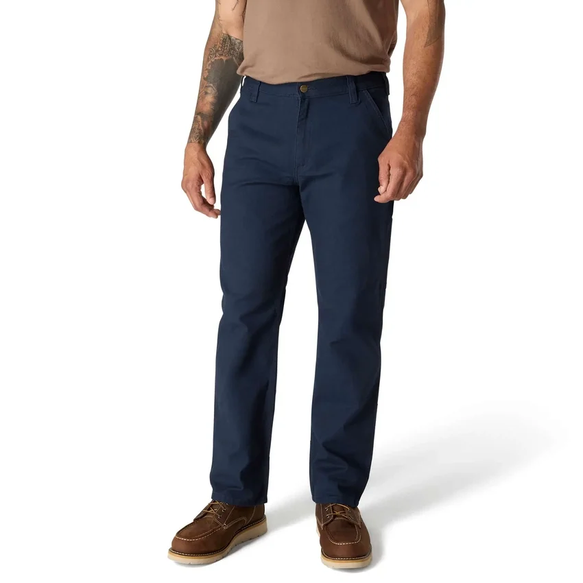Calças de lona Rugged Flex® de corte reto e descontraído - Calças de trabalho