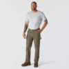 Calças de lona Rugged Flex® de corte reto e descontraído - Calças de trabalho
