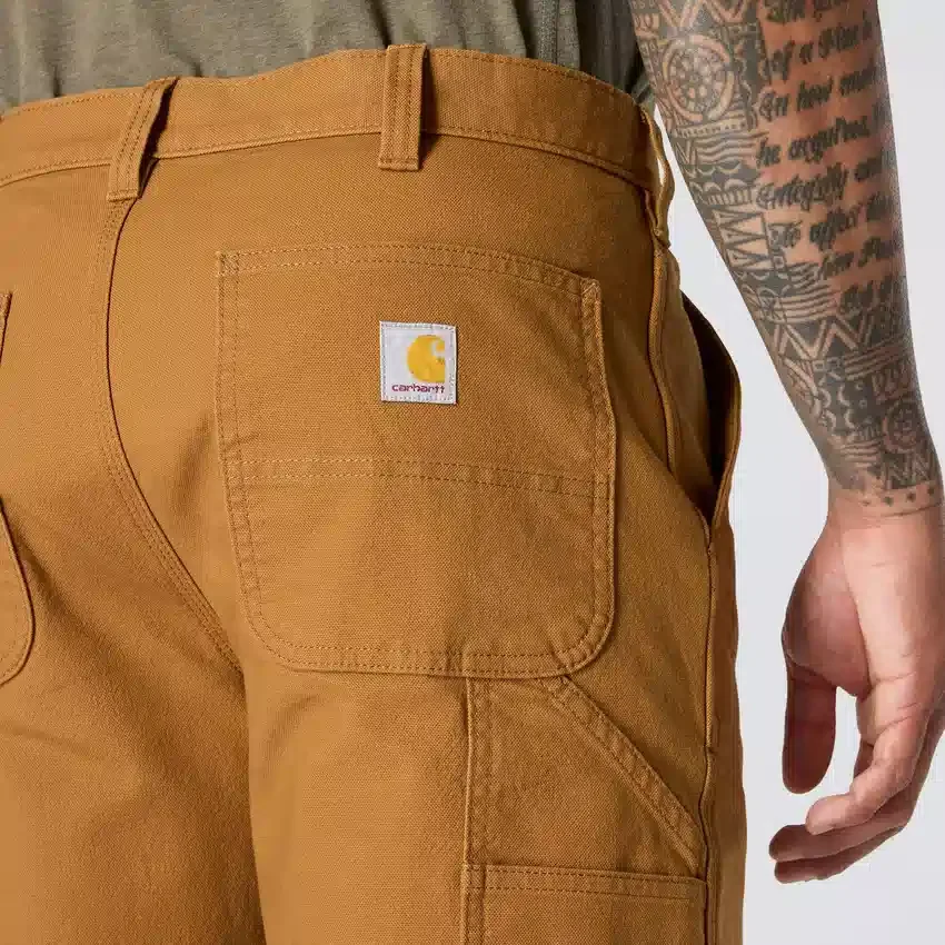 Calças de lona Rugged Flex® de corte reto e descontraído - Calças de trabalho