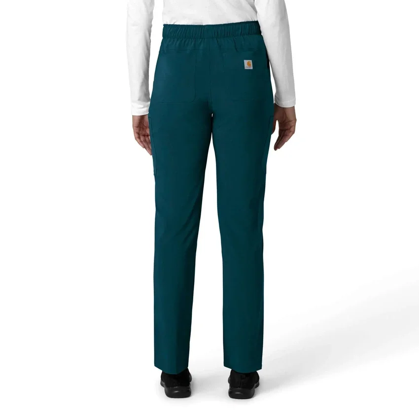 Calças de trabalho cargo de perna reta Force Cross-Flex para mulher