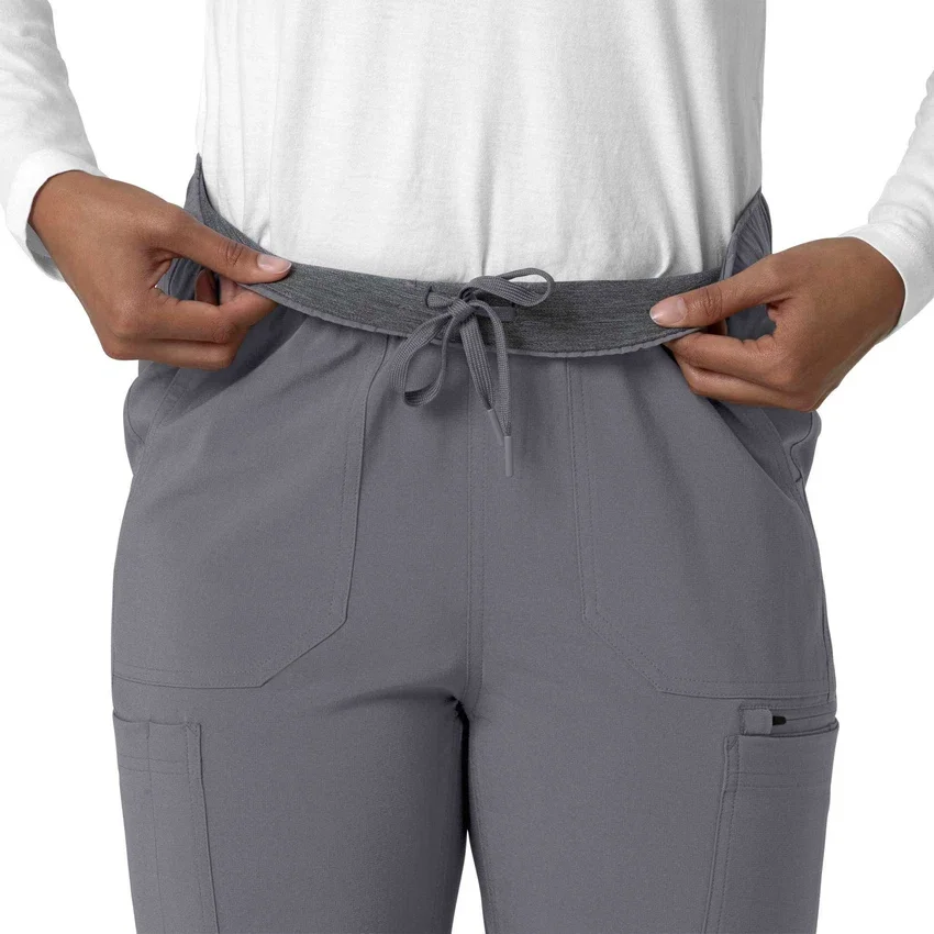 Calças de trabalho cargo de perna reta Force Cross-Flex para mulher