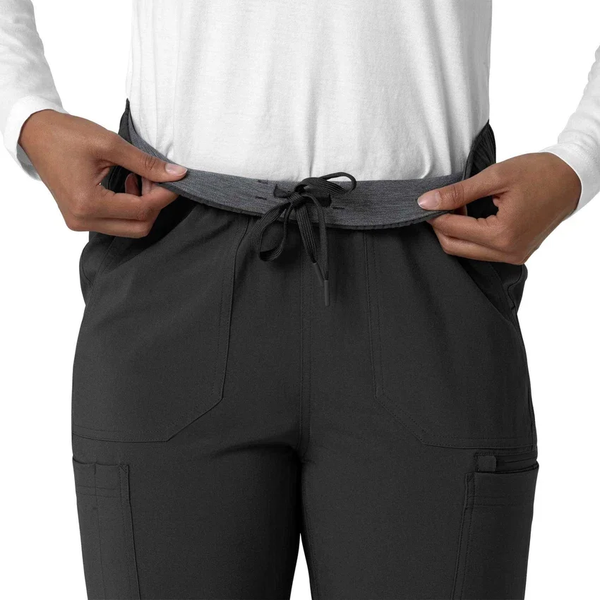 Calças de trabalho cargo de perna reta Force Cross-Flex para mulher