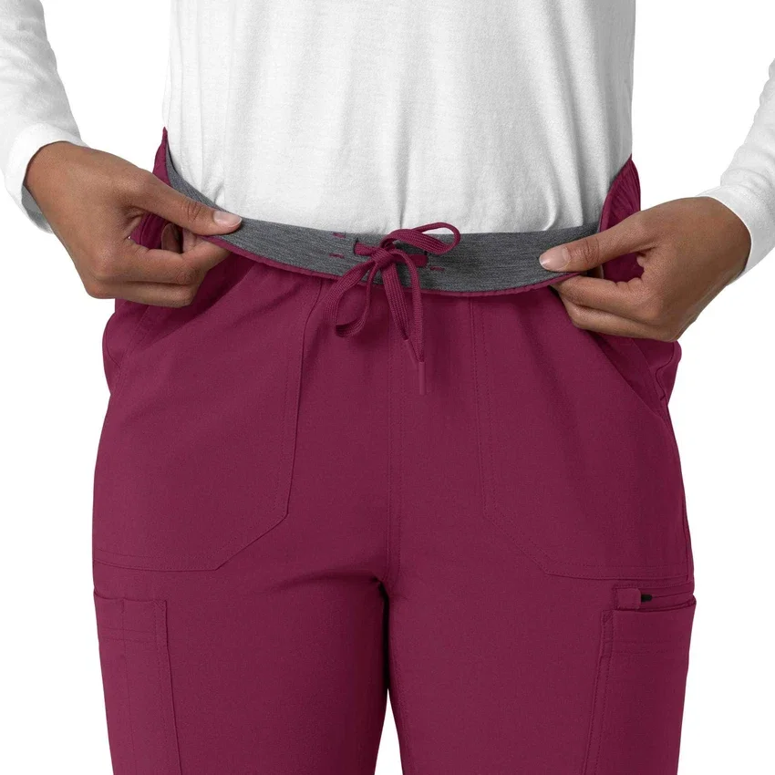 Calças de trabalho cargo de perna reta Force Cross-Flex para mulher