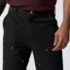Calças de trabalho carhartt B01 para homem, com corte largo icónico, em tecido «Firm Duck» e joelhos duplos