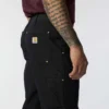 Calças de trabalho carhartt B01 para homem, com corte largo icónico, em tecido «Firm Duck» e joelhos duplos