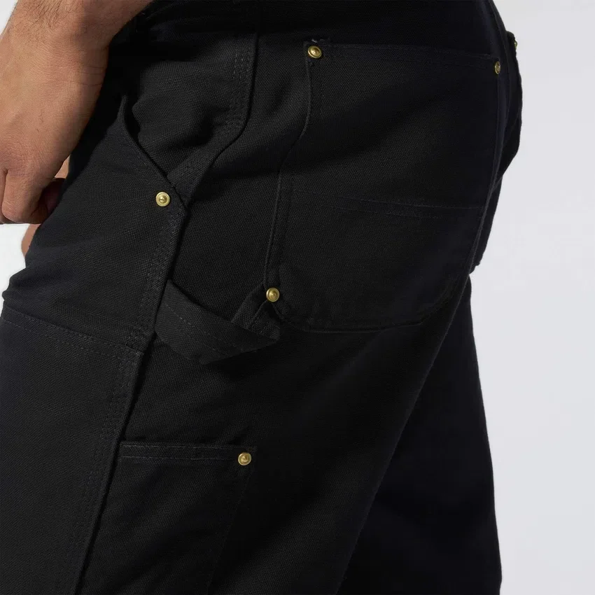 Calças de trabalho carhartt B01 para homem, com corte largo icónico, em tecido «Firm Duck» e joelhos duplos