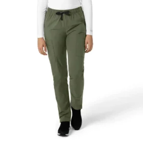 Calças de trabalho de perna reta Force Essentials para mulher
