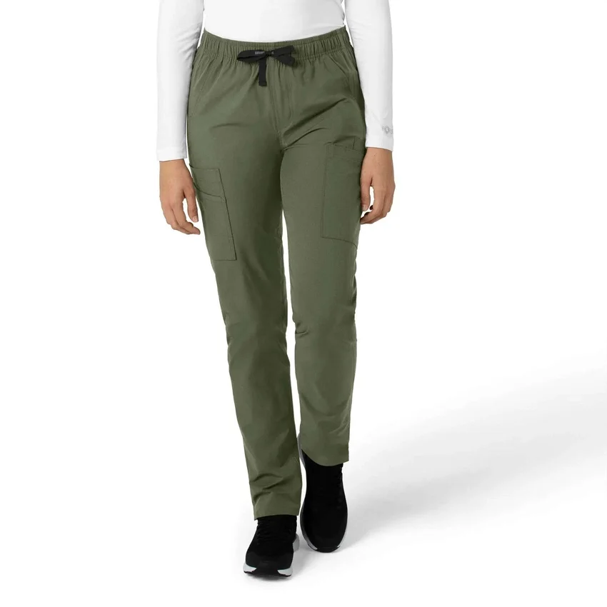 Calças de trabalho de perna reta Force Essentials para mulher