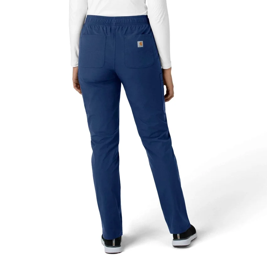 Calças de trabalho de perna reta Force Essentials para mulher