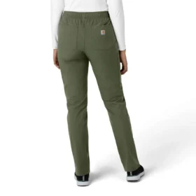 Calças de trabalho de perna reta Force Essentials para mulher