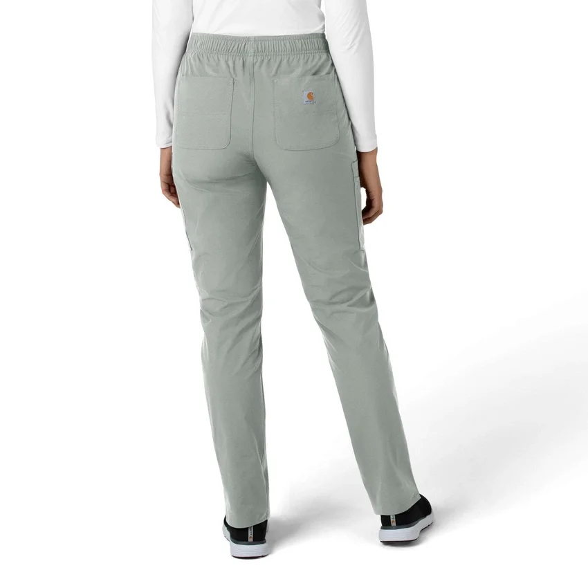 Calças de trabalho de perna reta Force Essentials para mulher
