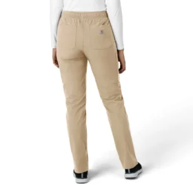 Calças de trabalho de perna reta Force Essentials para mulher