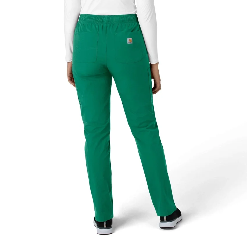 Calças de trabalho de perna reta Force Essentials para mulher
