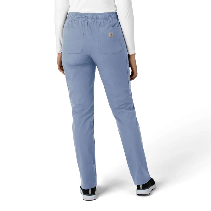 Calças de trabalho de perna reta Force Essentials para mulher