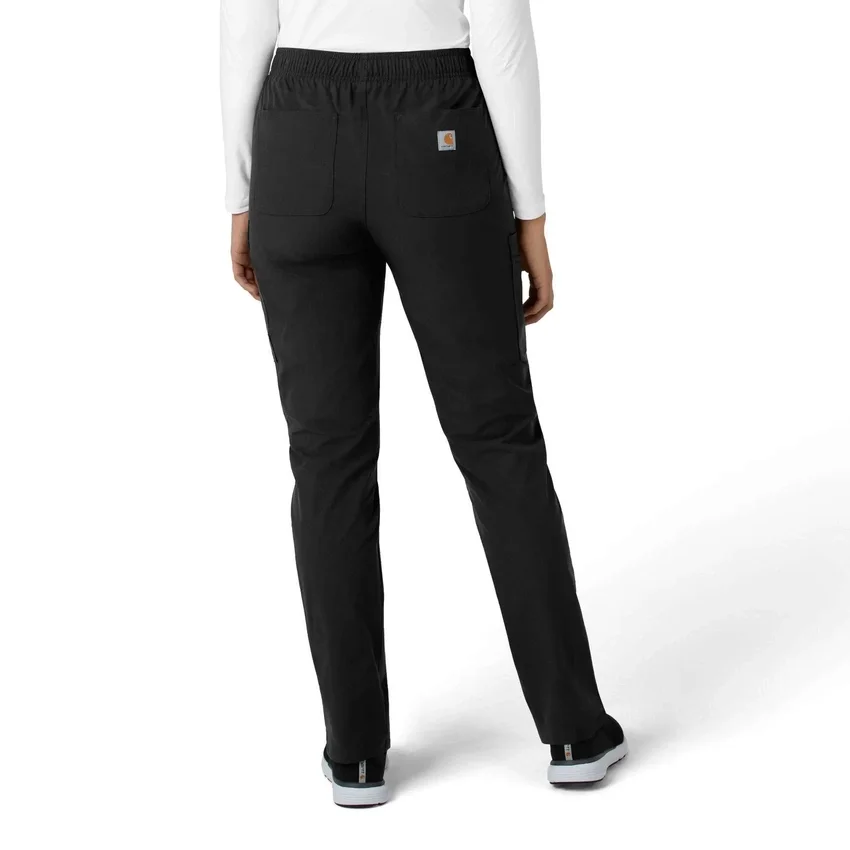 Calças de trabalho de perna reta Force Essentials para mulher
