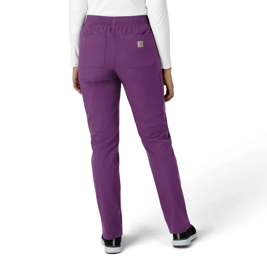 Calças de trabalho de perna reta Force Essentials para mulher