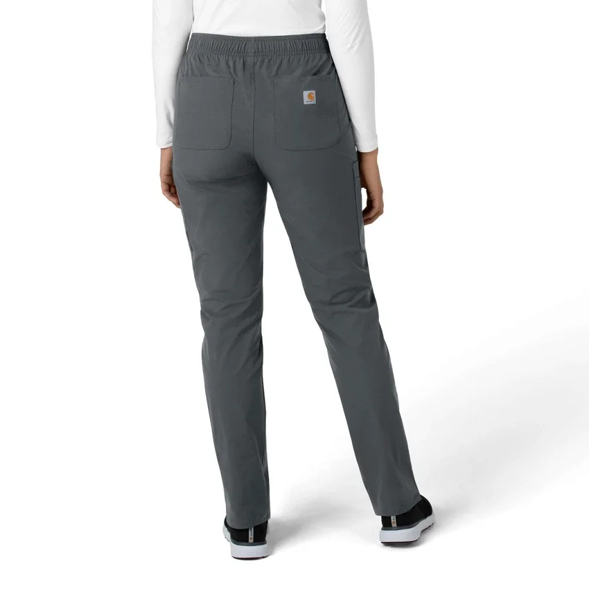 Calças de trabalho de perna reta Force Essentials para mulher