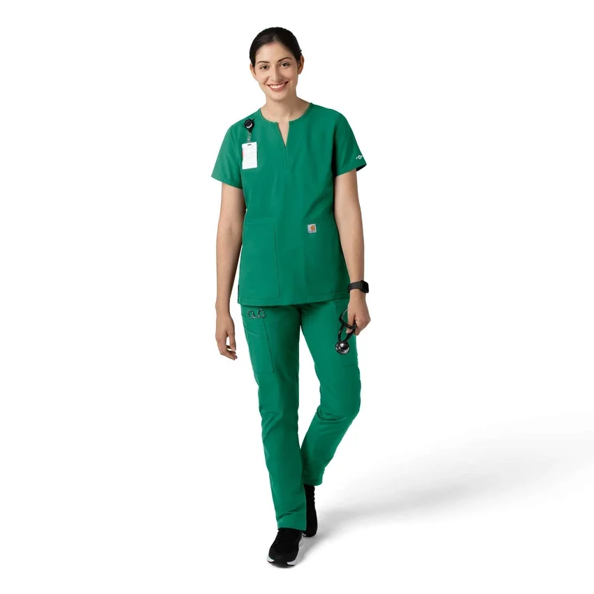 Calças de trabalho de perna reta Force Essentials para mulher