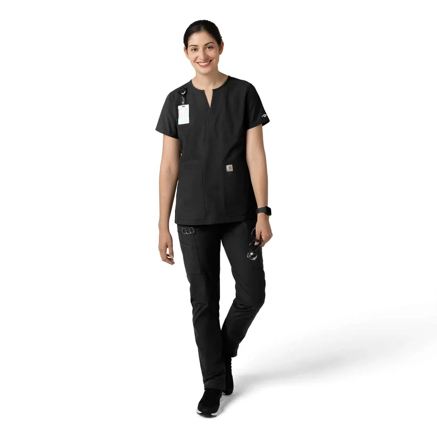 Calças de trabalho de perna reta Force Essentials para mulher