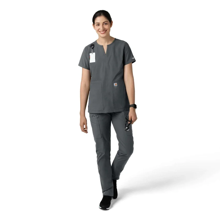 Calças de trabalho de perna reta Force Essentials para mulher