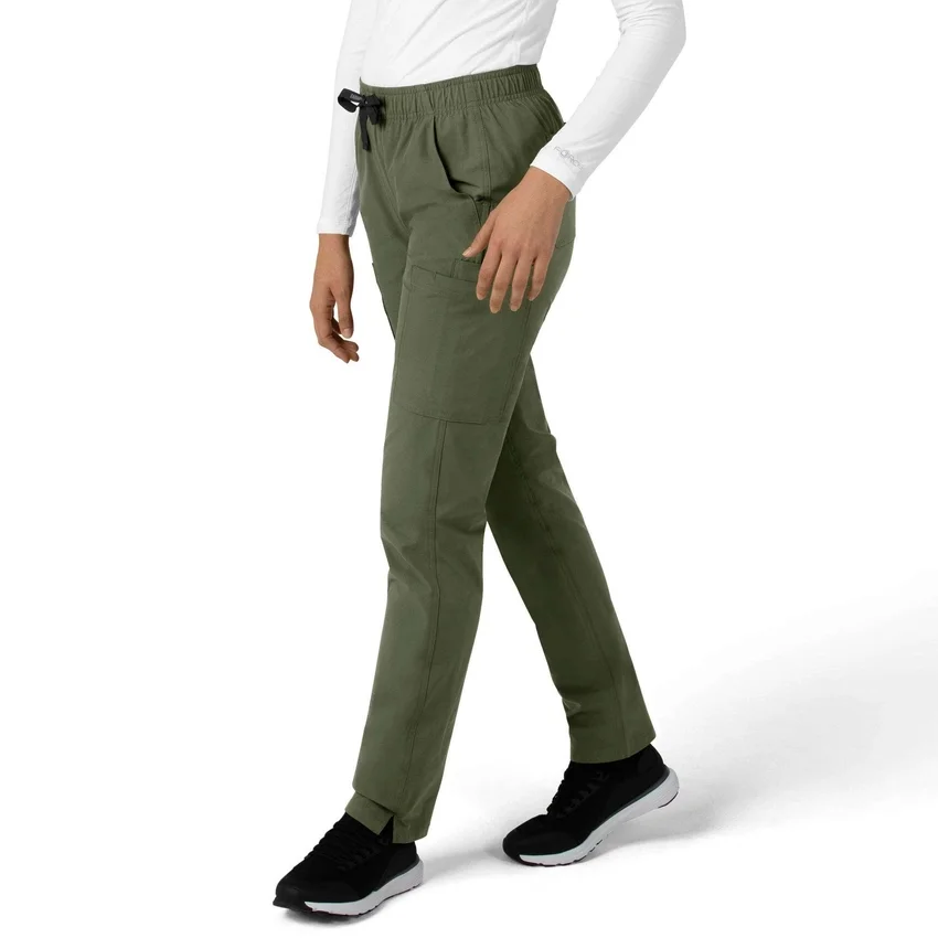 Calças de trabalho de perna reta Force Essentials para mulher
