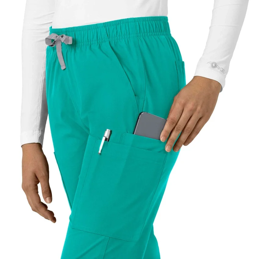 Calças de trabalho de perna reta Force Essentials para mulher