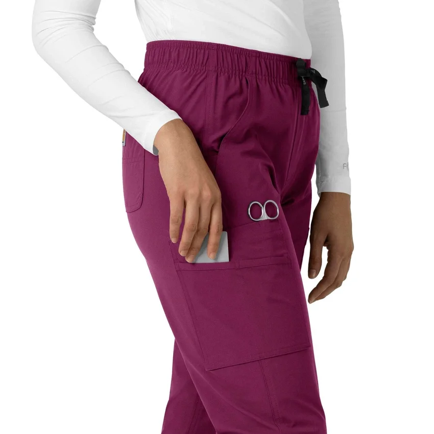 Calças de trabalho de perna reta Force Essentials para mulher