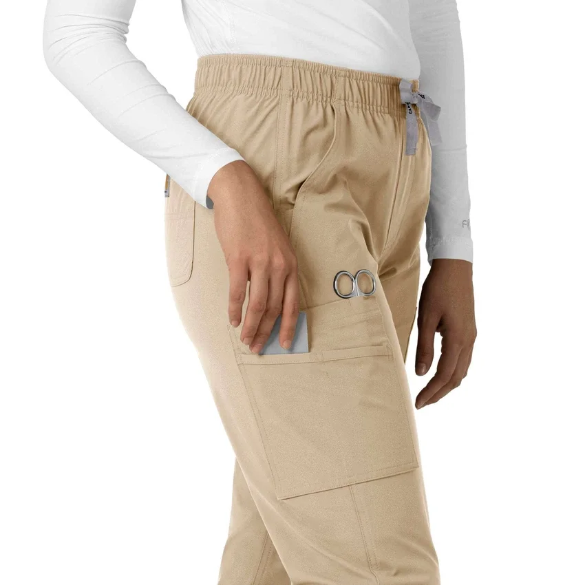 Calças de trabalho de perna reta Force Essentials para mulher