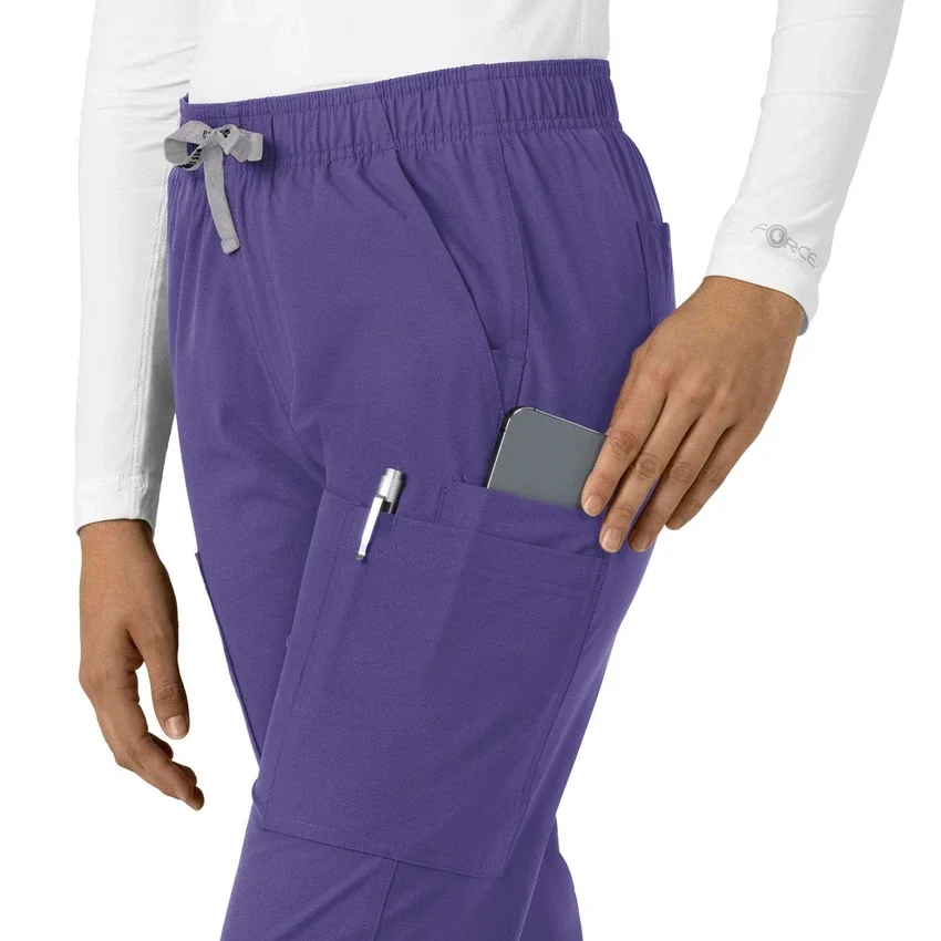 Calças de trabalho de perna reta Force Essentials para mulher