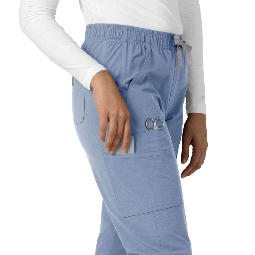 Calças de trabalho de perna reta Force Essentials para mulher