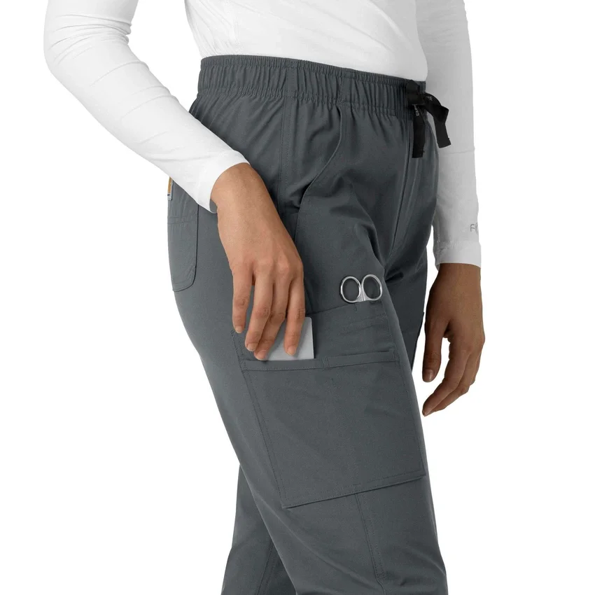 Calças de trabalho de perna reta Force Essentials para mulher