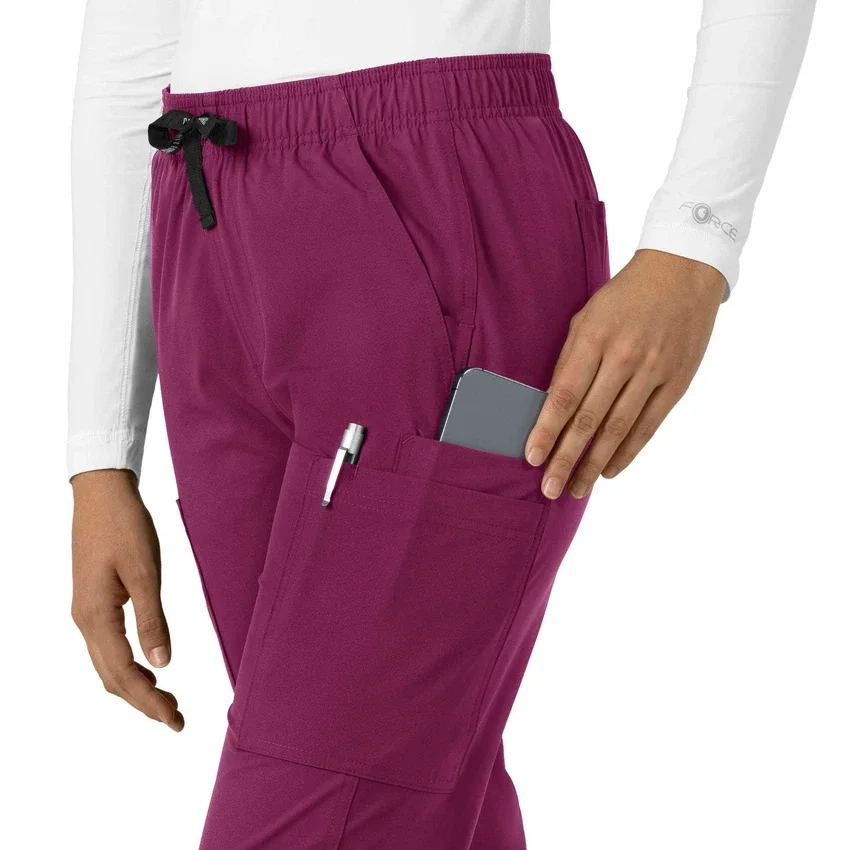 Calças de trabalho de perna reta Force Essentials para mulher