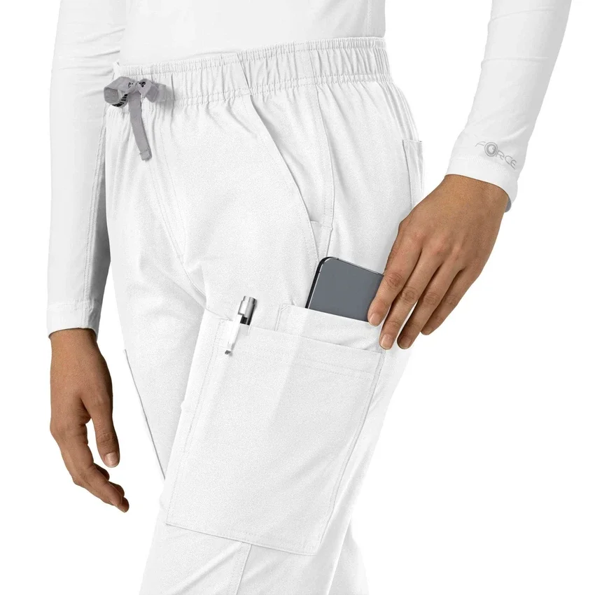 Calças de trabalho de perna reta Force Essentials para mulher