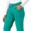 Calças de trabalho de perna reta Force Essentials para mulher
