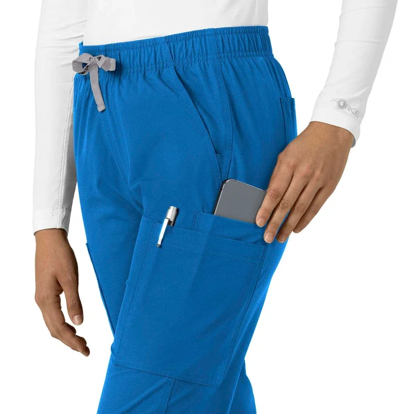 Calças de trabalho de perna reta Force Essentials para mulher