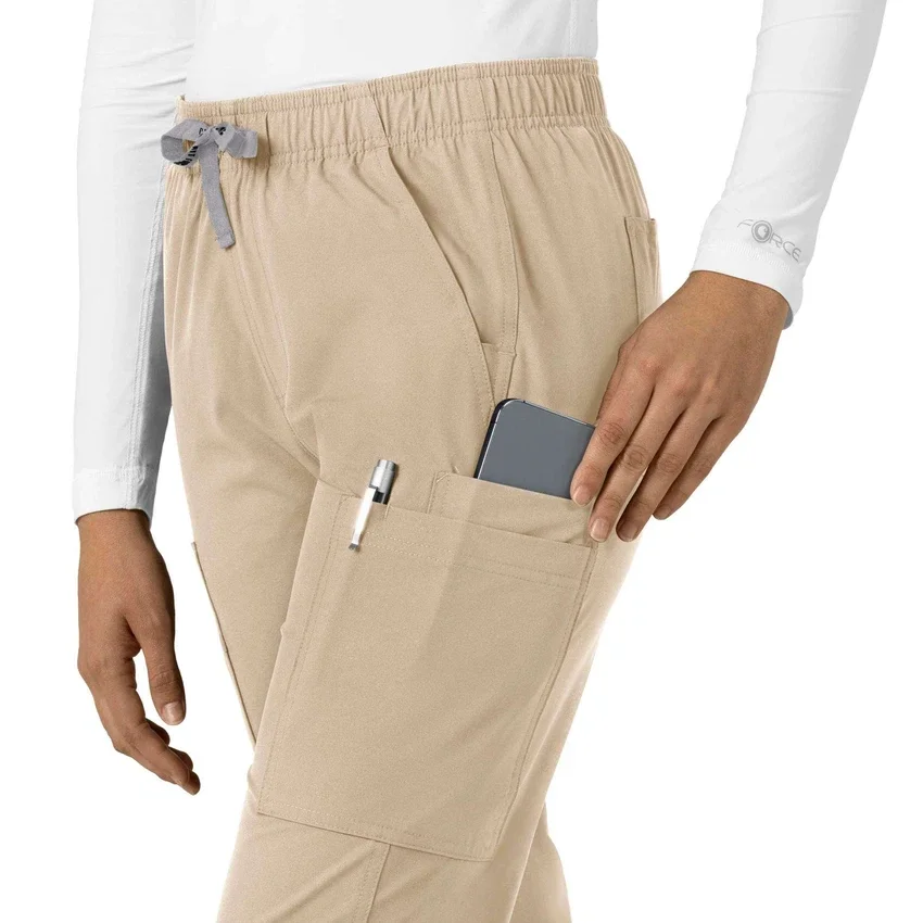 Calças de trabalho de perna reta Force Essentials para mulher