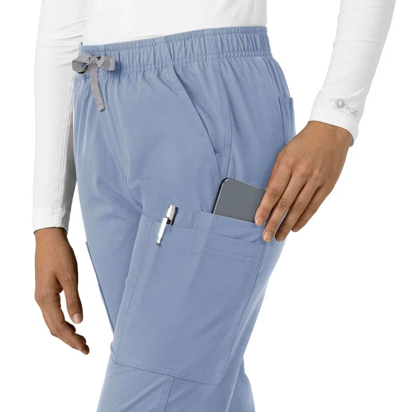 Calças de trabalho de perna reta Force Essentials para mulher