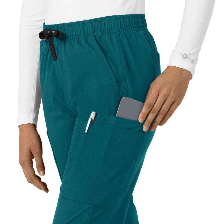 Calças de trabalho de perna reta Force Essentials para mulher