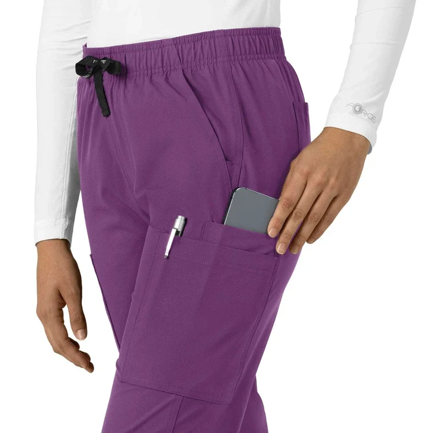 Calças de trabalho de perna reta Force Essentials para mulher