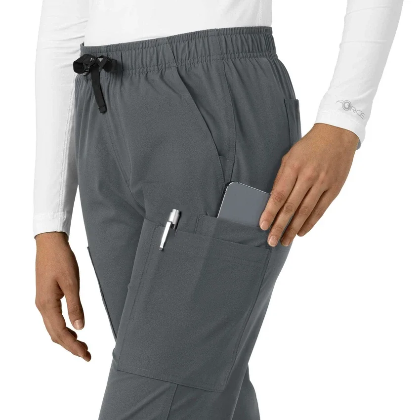 Calças de trabalho de perna reta Force Essentials para mulher