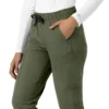 Calças de trabalho de perna reta Force Essentials para mulher