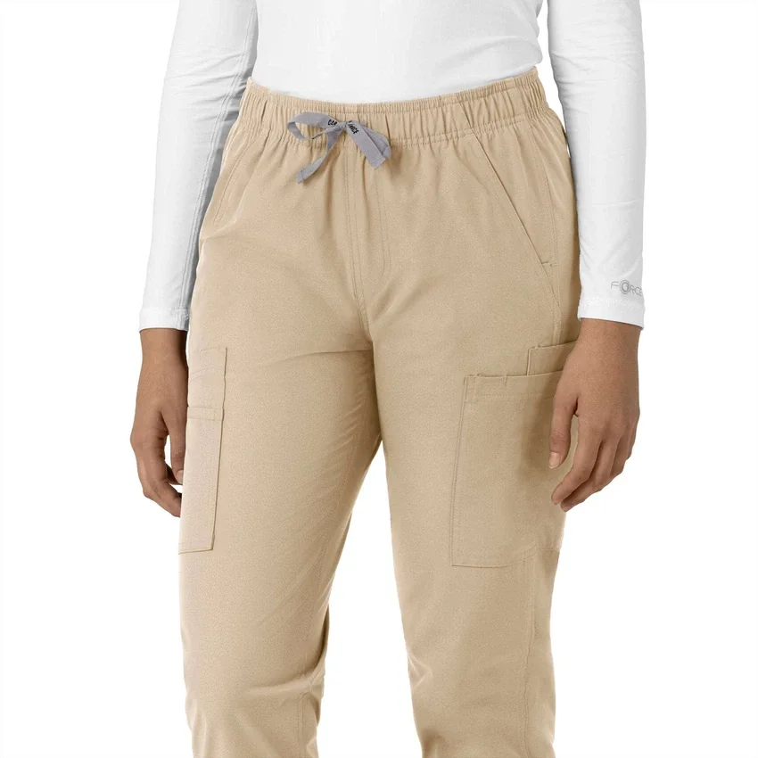 Calças de trabalho de perna reta Force Essentials para mulher