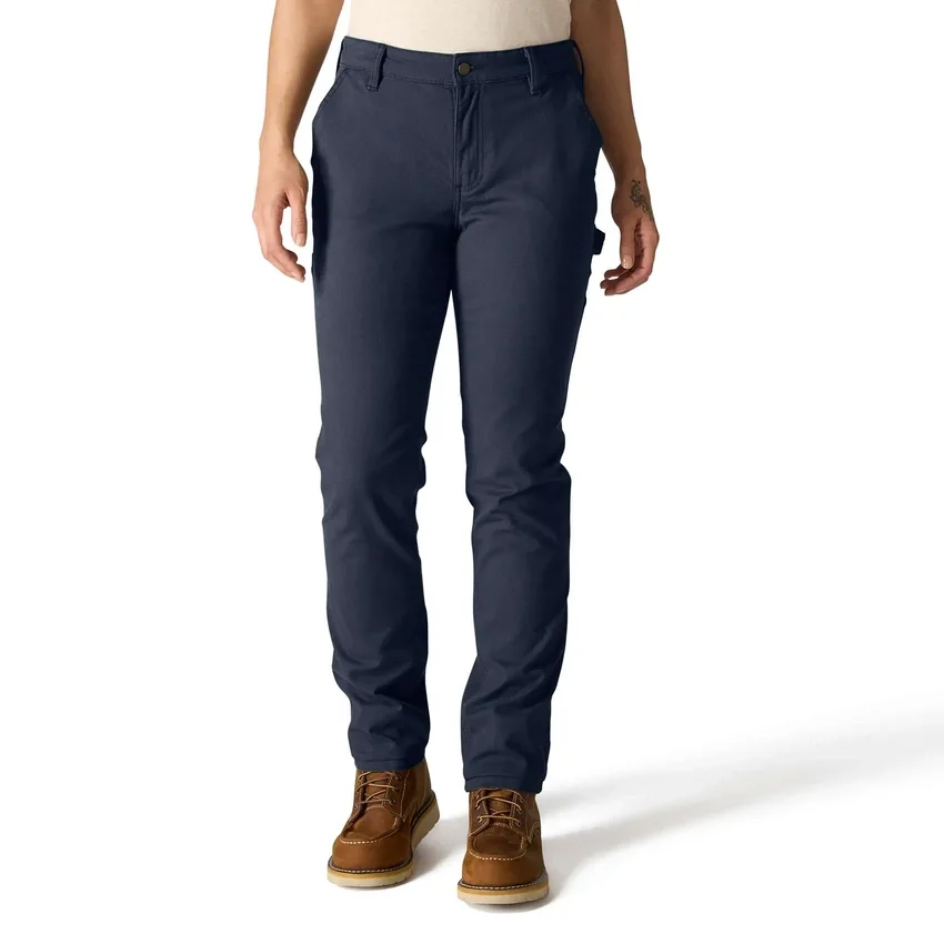 Calças de trabalho em lona elástica «The Essential Ashland» para mulher