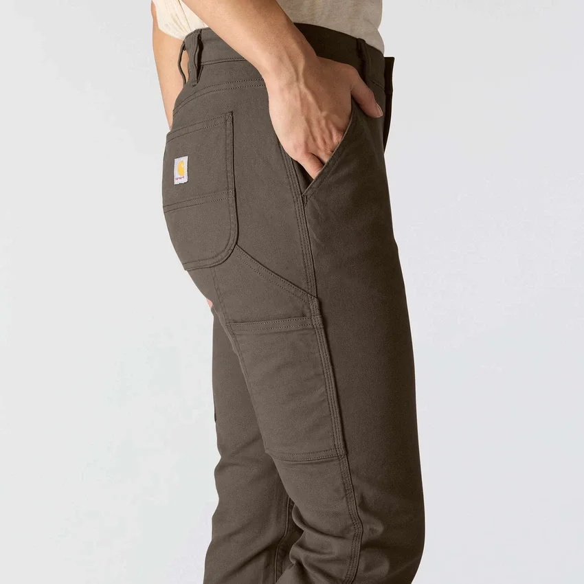 Calças de trabalho em lona elástica «The Essential Ashland» para mulher