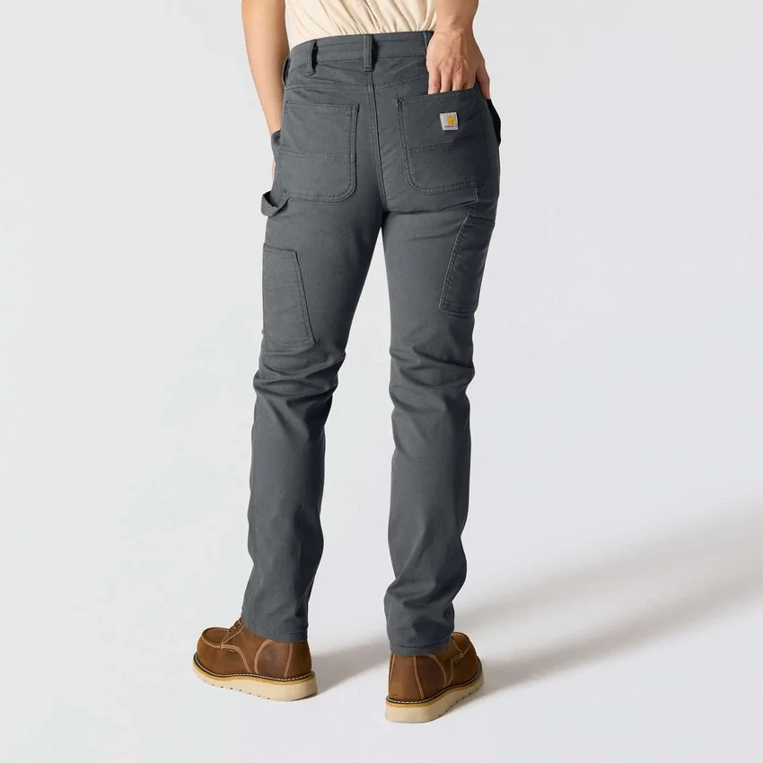 Calças de trabalho em lona elástica «The Essential Ashland» para mulher