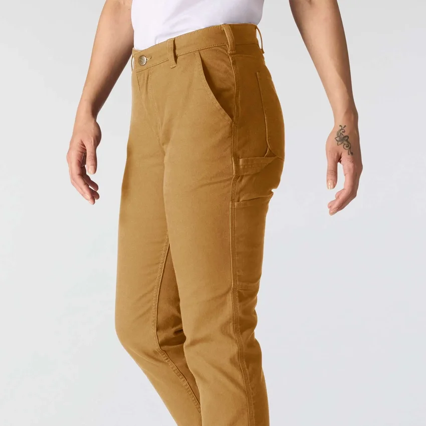 Calças de trabalho em lona elástica «The Essential Ashland» para mulher