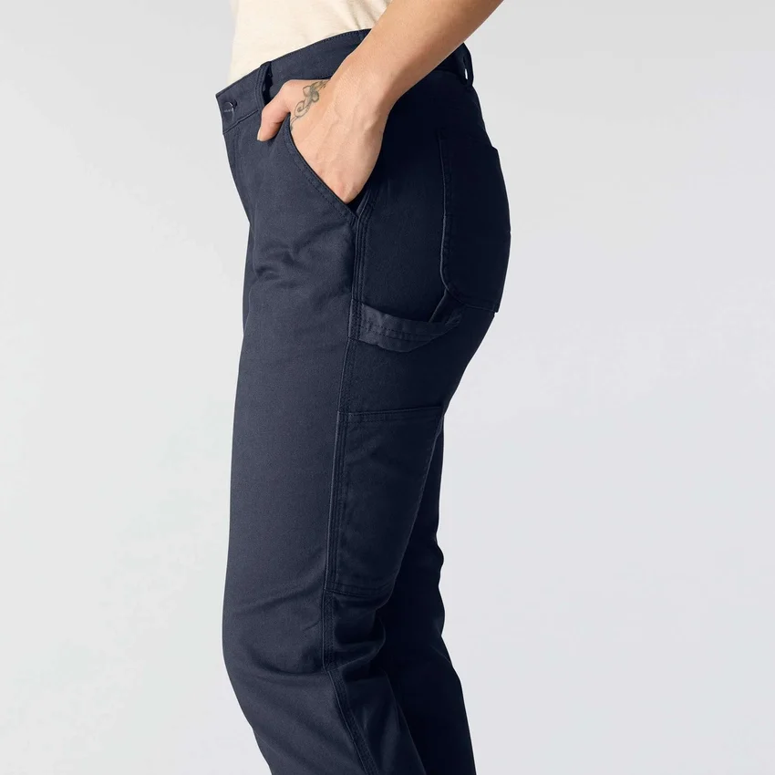 Calças de trabalho em lona elástica «The Essential Ashland» para mulher
