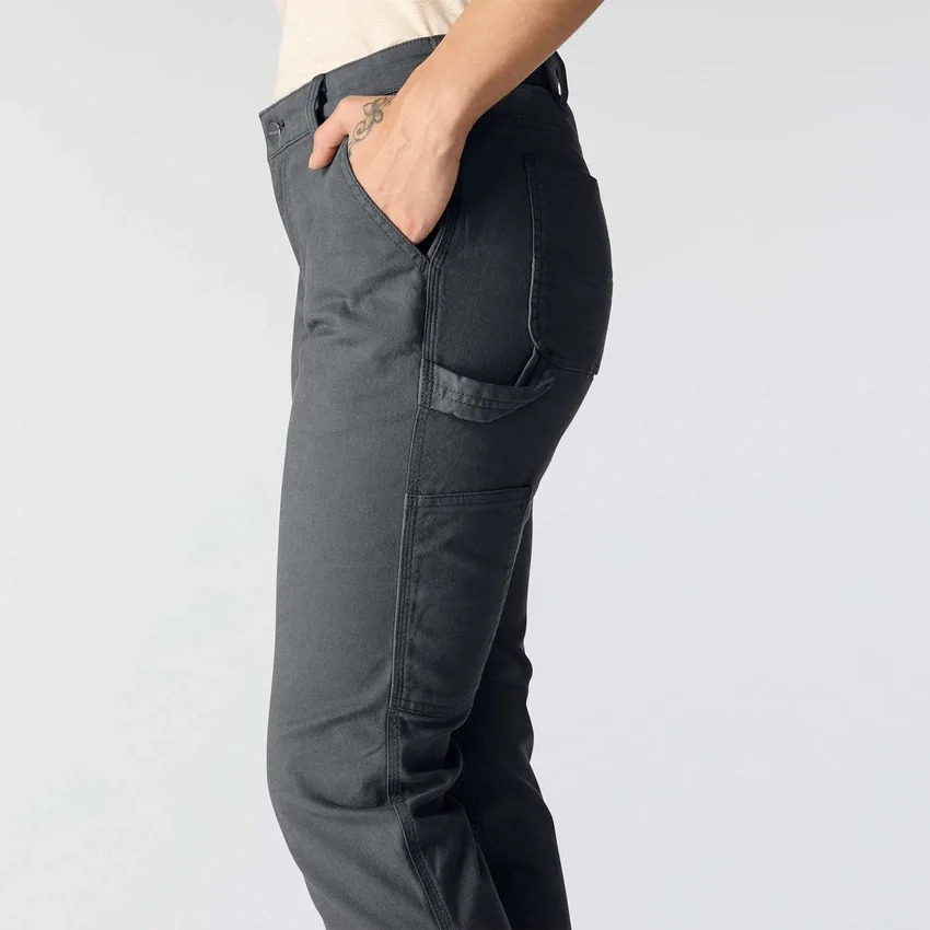 Calças de trabalho em lona elástica «The Essential Ashland» para mulher