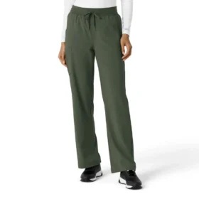 Calças de trabalho femininas Force Cross-Flex com corte de bota